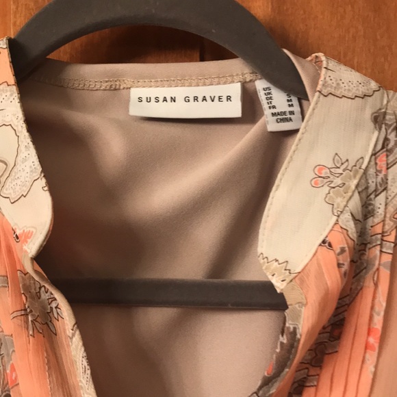 Susan Graver silky blouse with tank! Like New!!! - Picture 2 of 4
